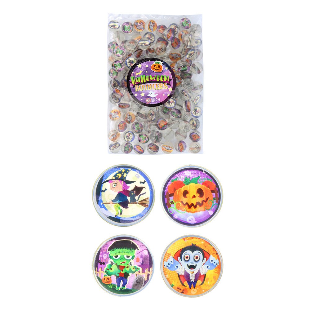 Flummi mit Halloween-Motiven