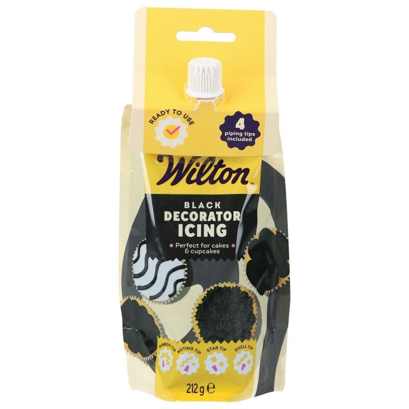 Wilton Schwarze Dekorierglasur 212 Gramm