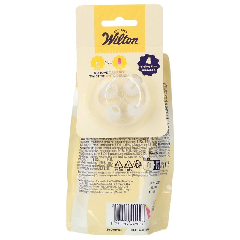 Wilton Weiße Dekorierglasur 212 Gramm