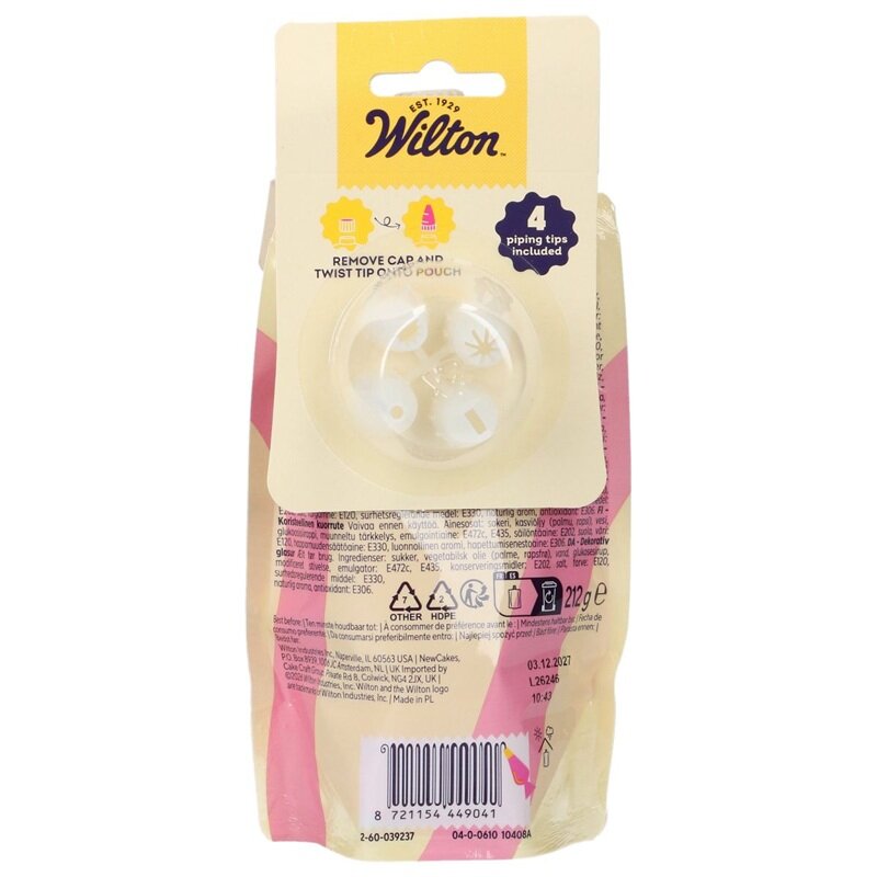 Wilton Pink Dekorierglasur 212 Gramm