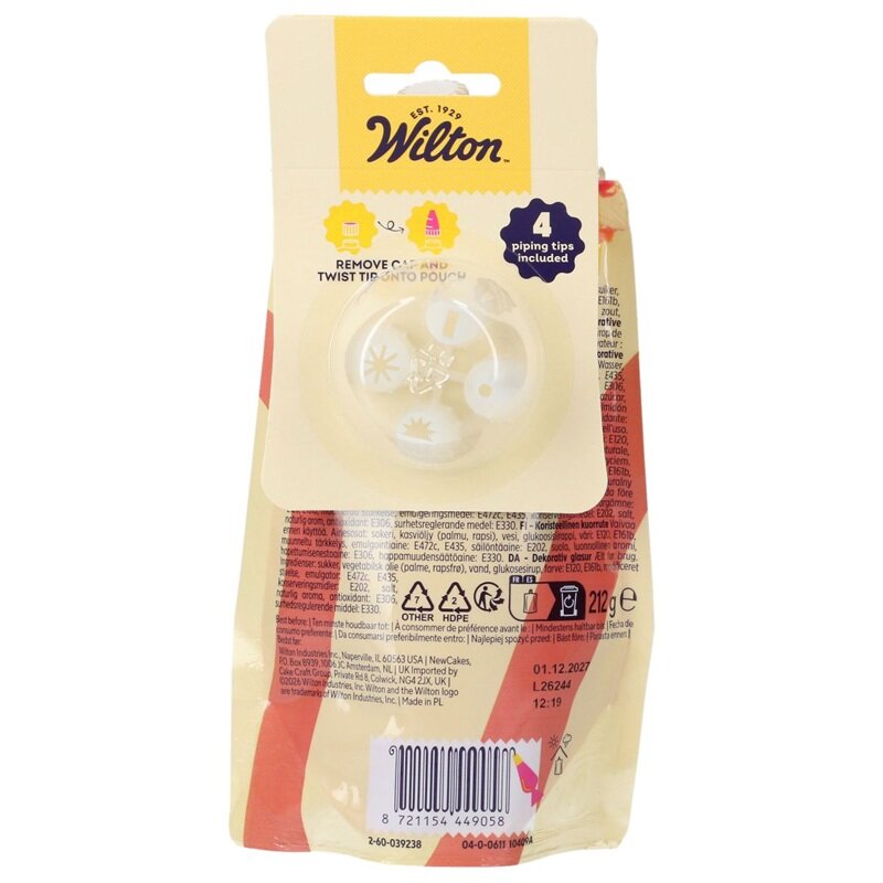 Wilton Rote Dekorierglasur 212 Gramm