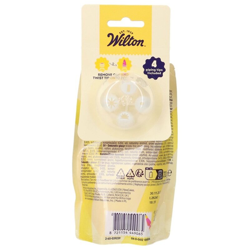 Wilton Gelbe Dekorierglasur 212 g
