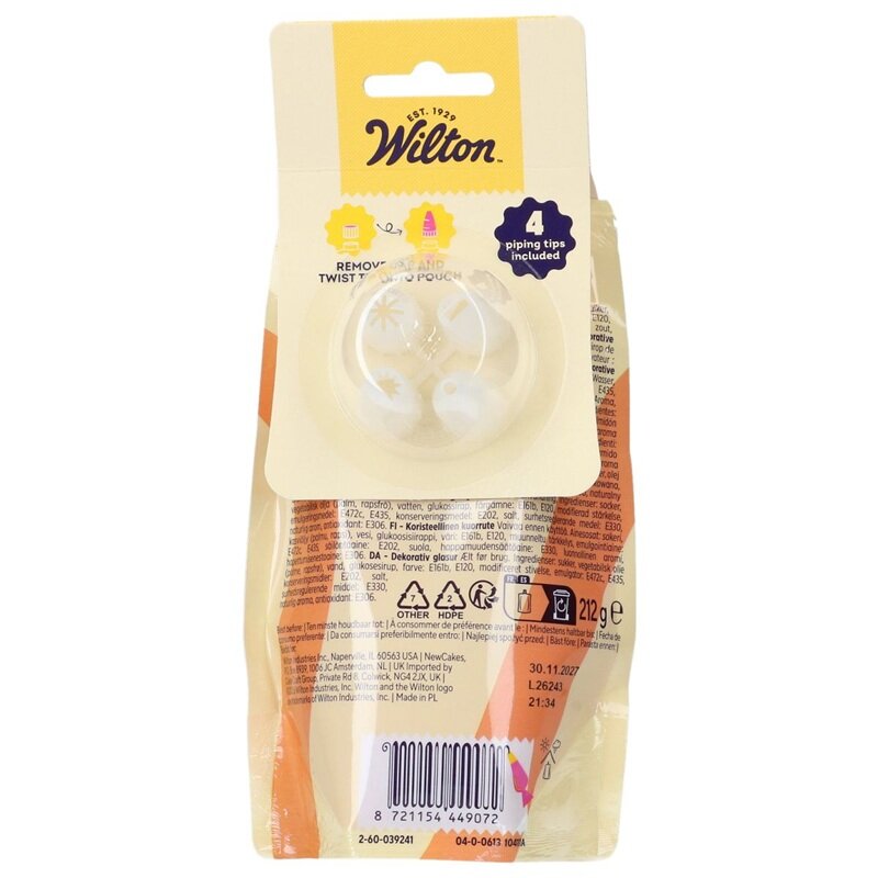 Wilton Orange Dekorierglasur 212 Gramm