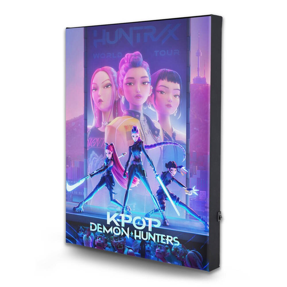 K-Pop Demon Hunters LED-Leinwandbild