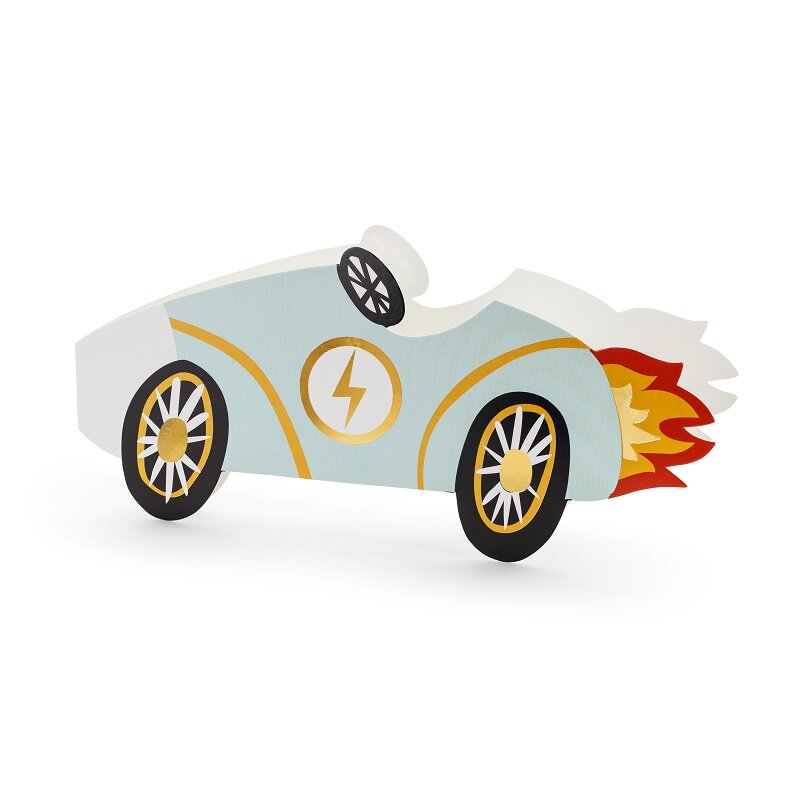 Rennwagen - Einladungskarten 6er-Pack