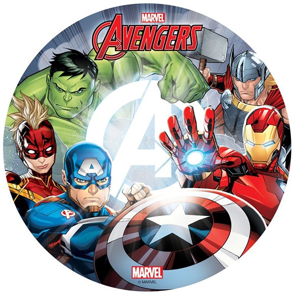 Tortenaufleger Avengers - Waffel 20 cm