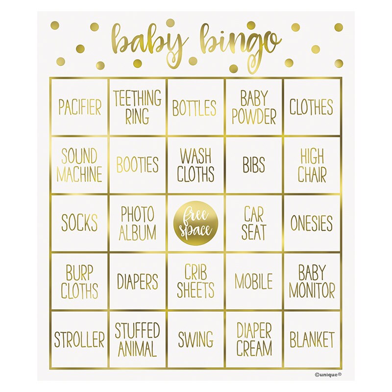Babyparty Bingo