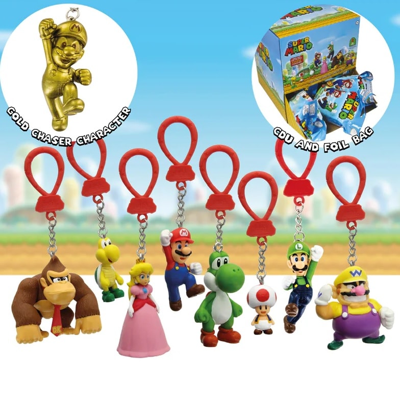 Super Mario Dekorationen für den Rucksack