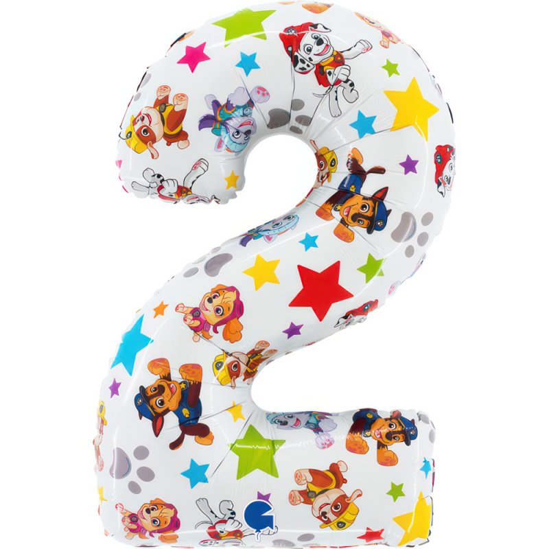 Paw Patrol Zahlen Luftballon 2