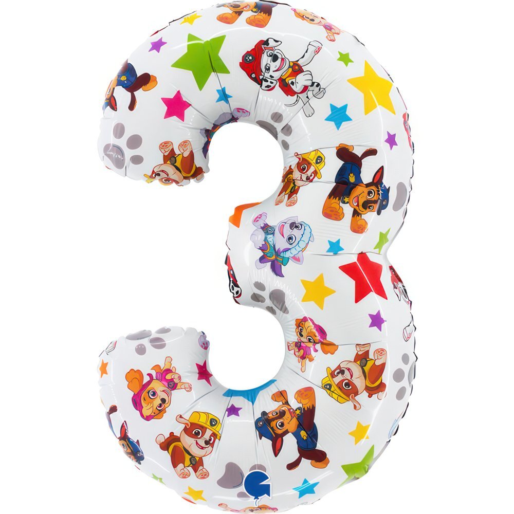 Paw Patrol Zahlen Luftballon 3