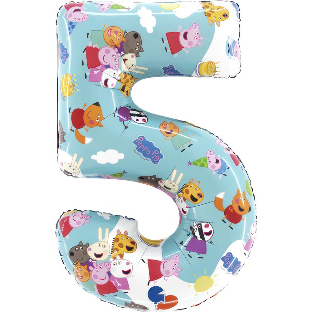 Peppa Wutz Zahlen Luftballon 5
