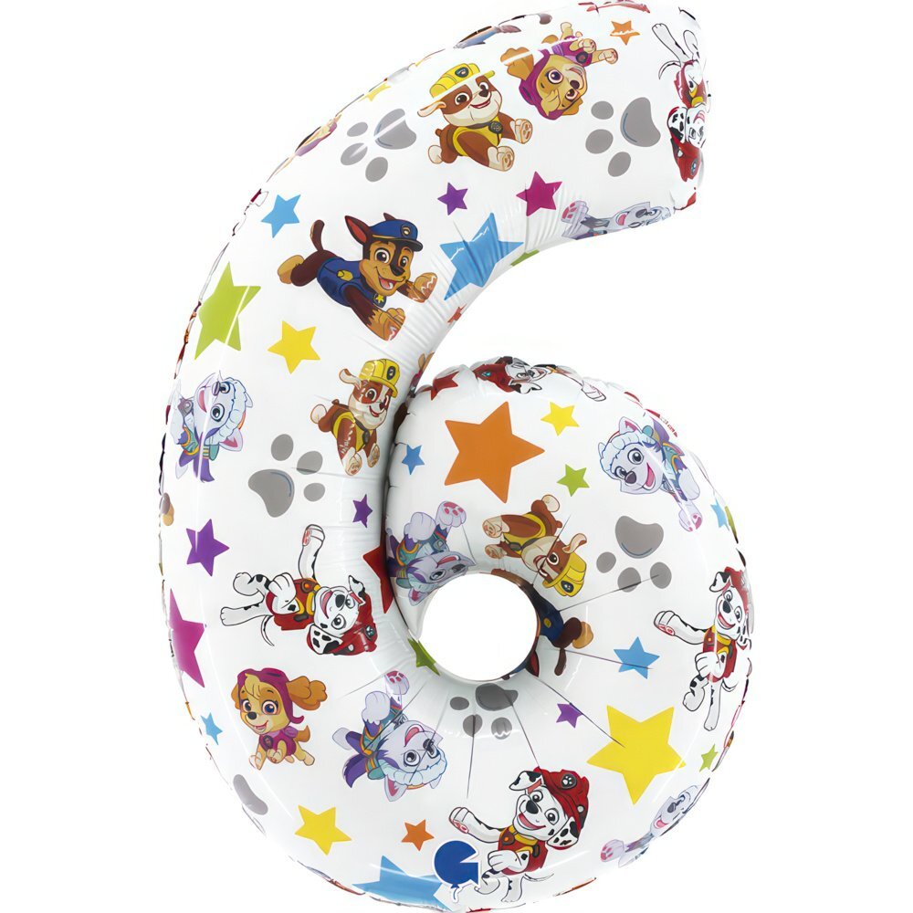 Paw Patrol Zahlen Luftballon 6