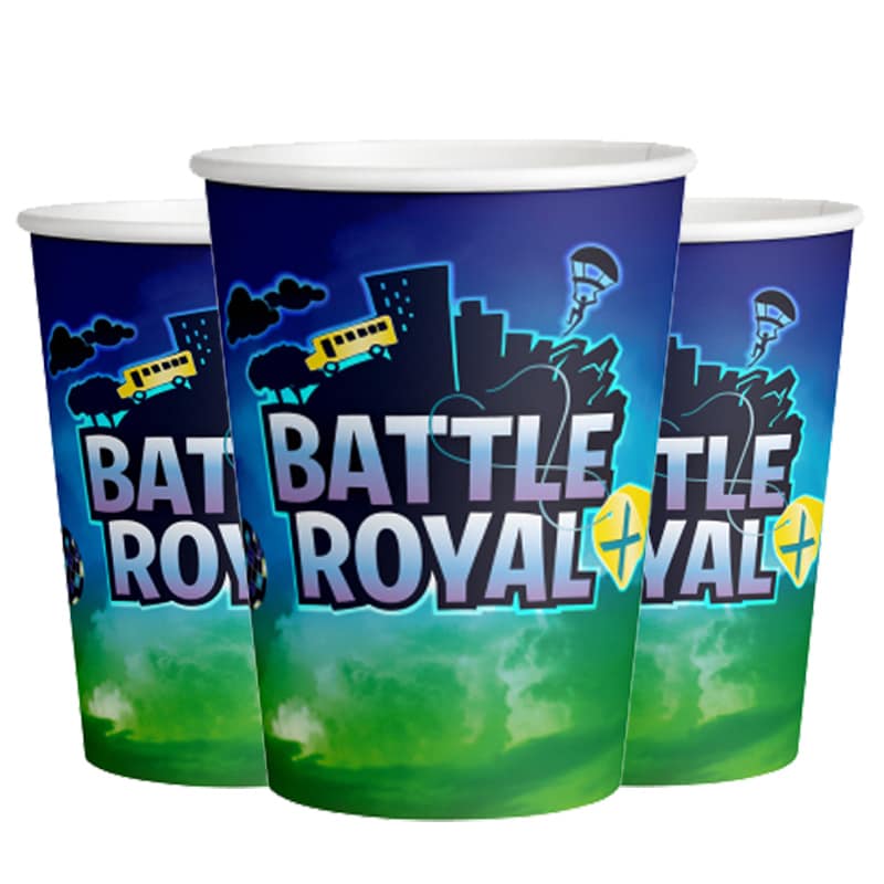 Battle Royal - Pappbecher 8er-Pack