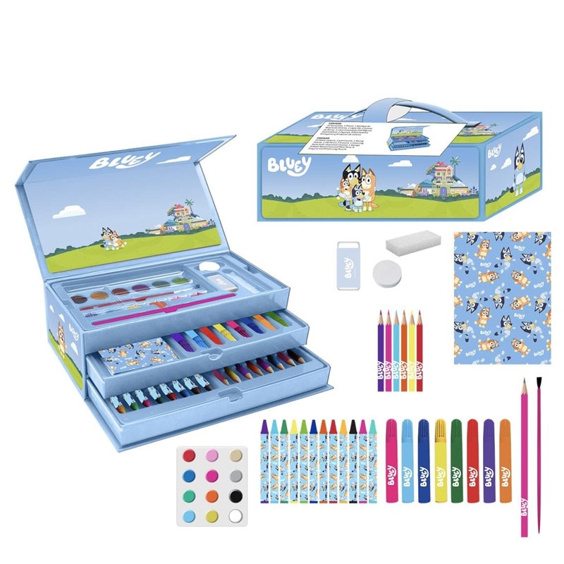 Bluey - Mal- und Zeichenset
