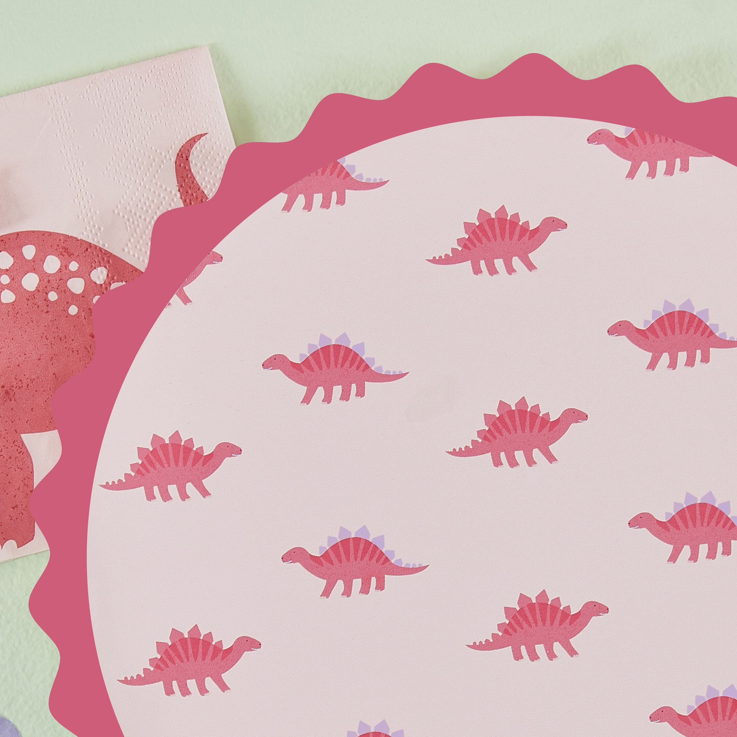 Dinosaurier Roar Pink - Teller 8er Pack