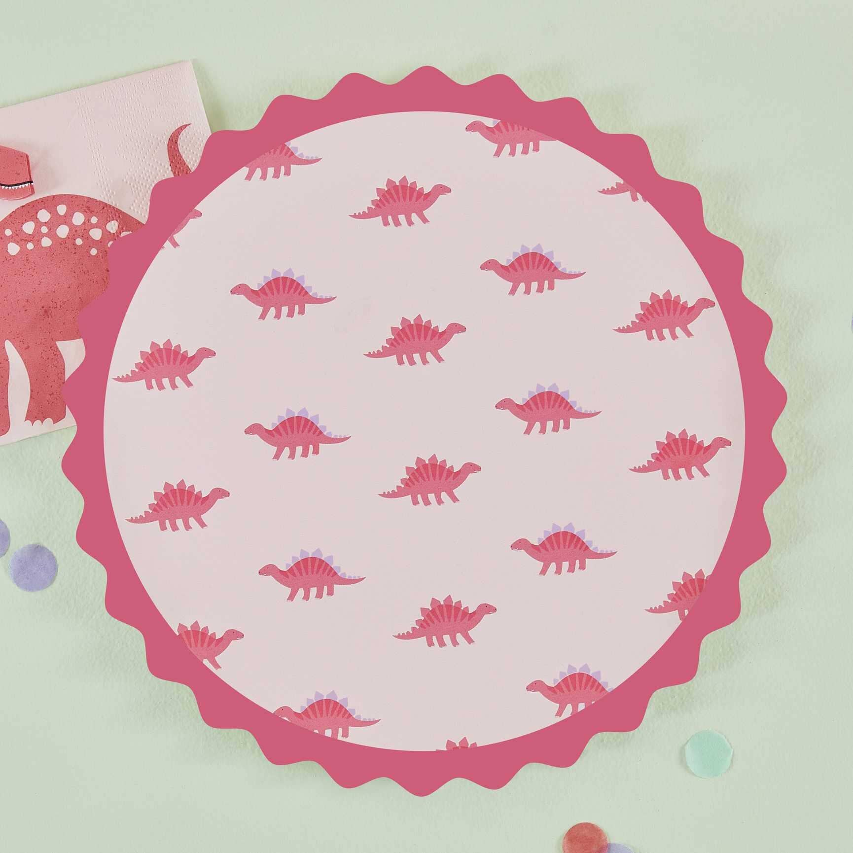 Dinosaurier Roar Pink - Teller 8er Pack