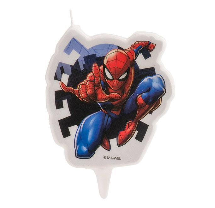Spiderman - Tortenkerze 7 cm