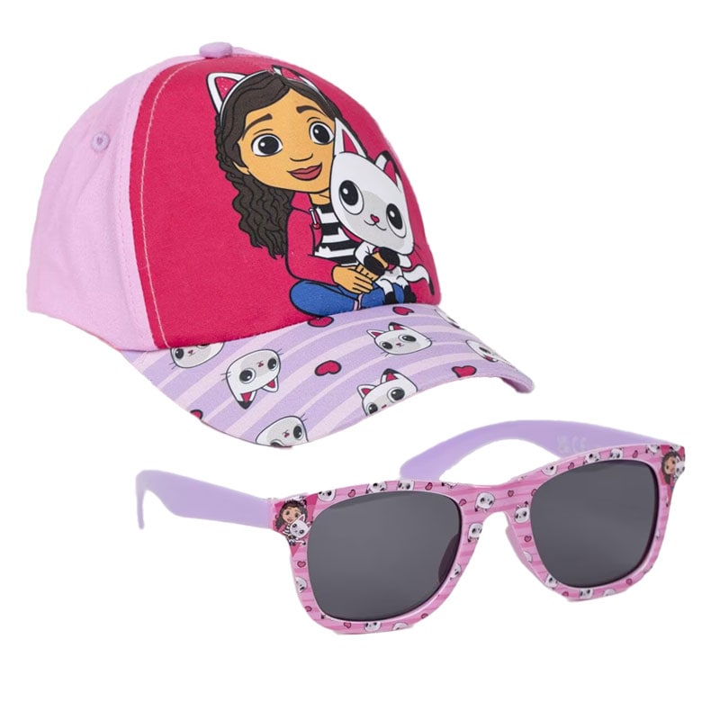 Gabby's Dollhouse - Kappe und Sonnenbrille für Kinder