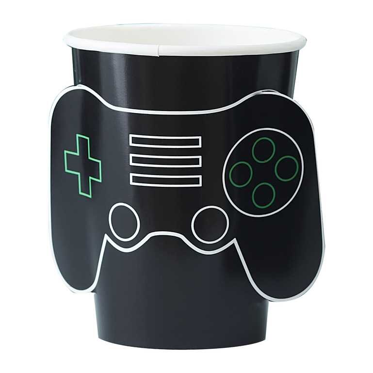 Game On - Pappbecher 8er-Pack
