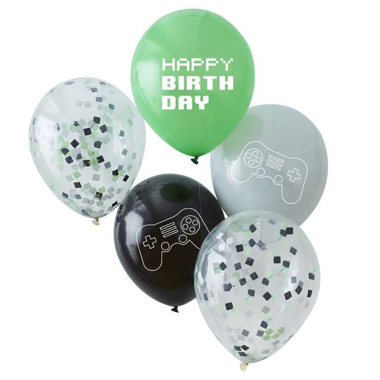 Game On - Ballonmix 5er Pack