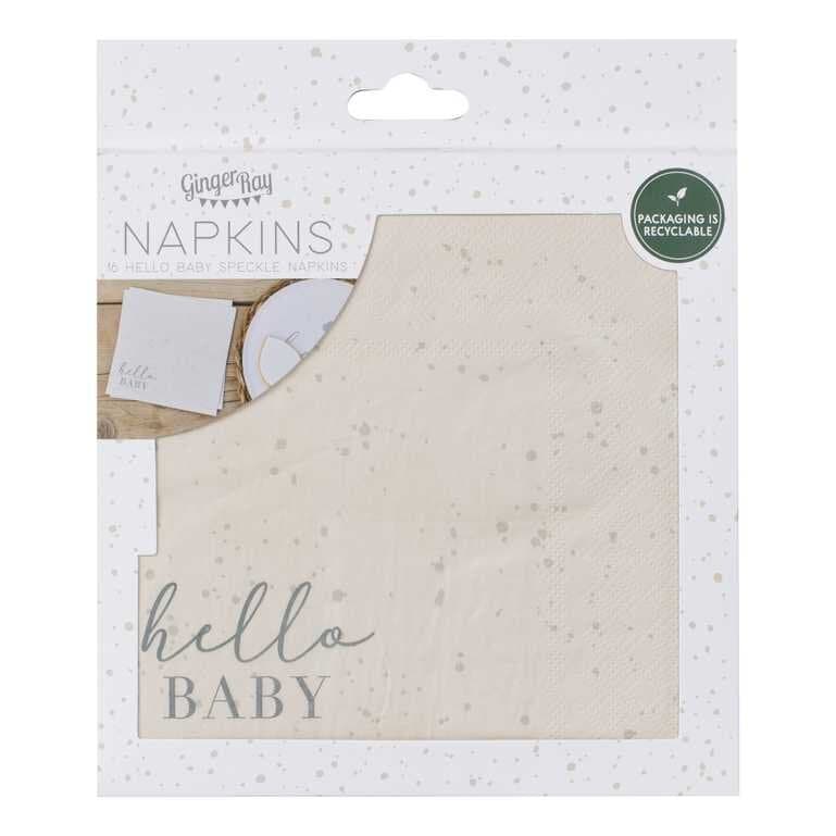 Hello Baby - Servietten 16er-Pack
