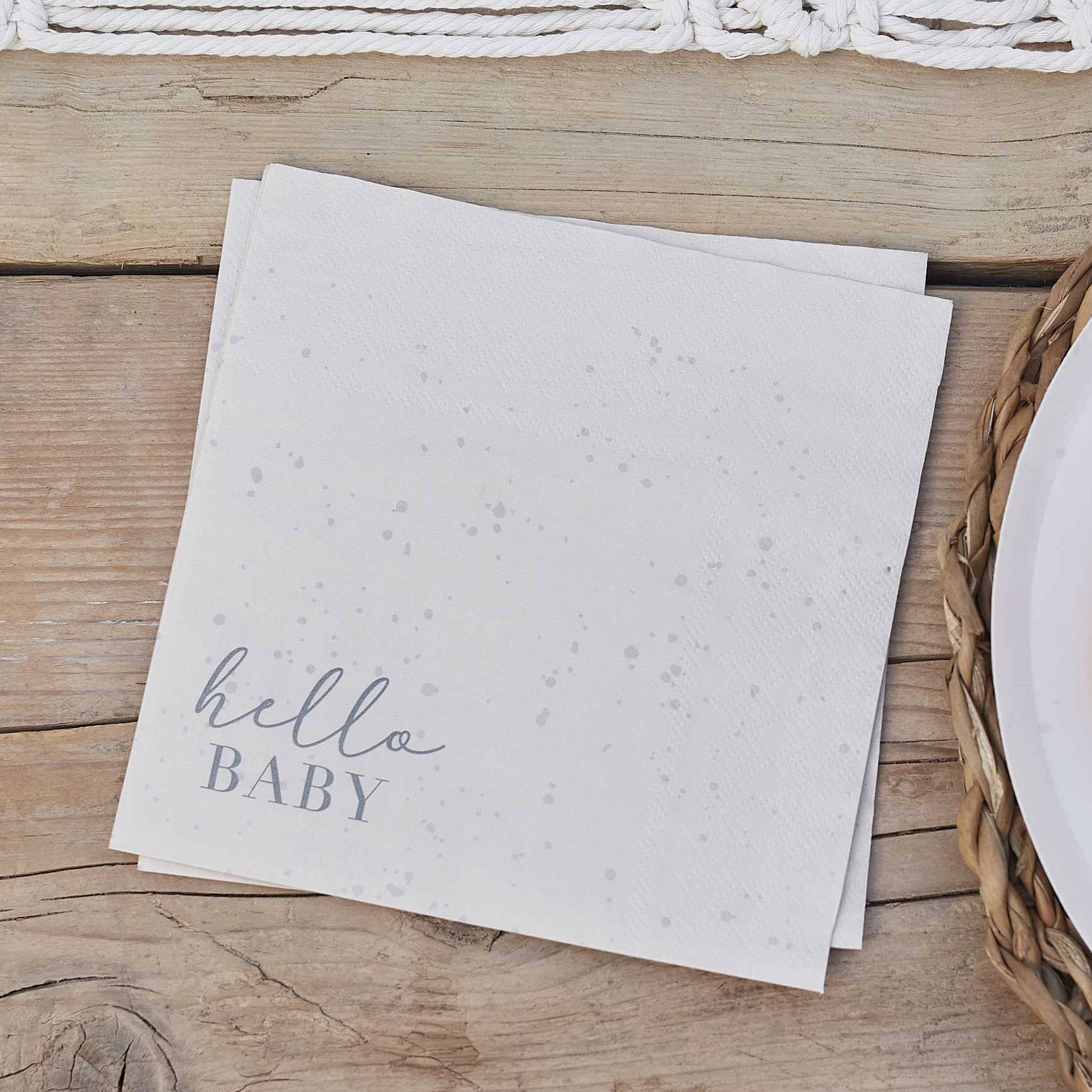 Hello Baby - Servietten 16er-Pack