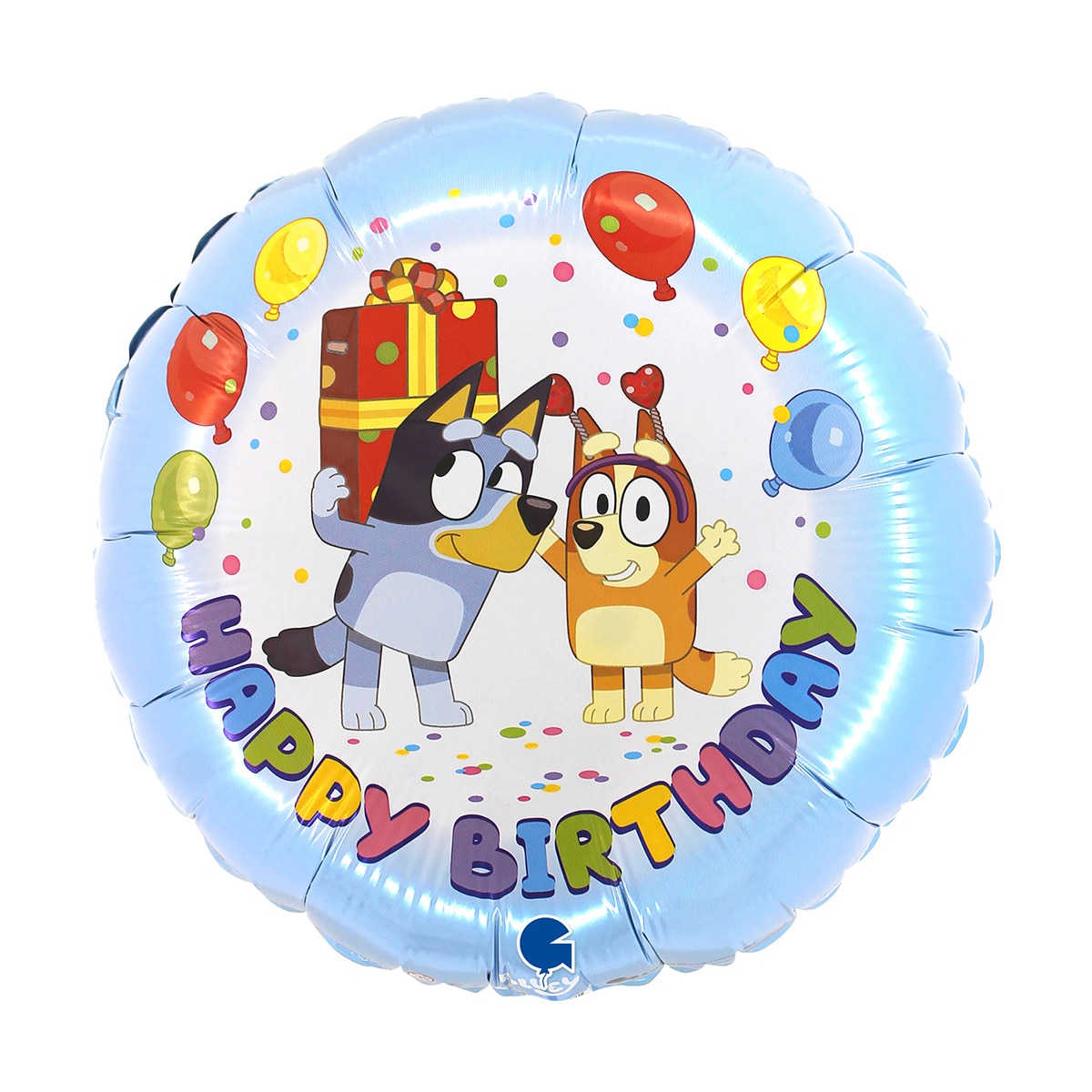 Bluey - Folienballon Happy Birthday 46 cm