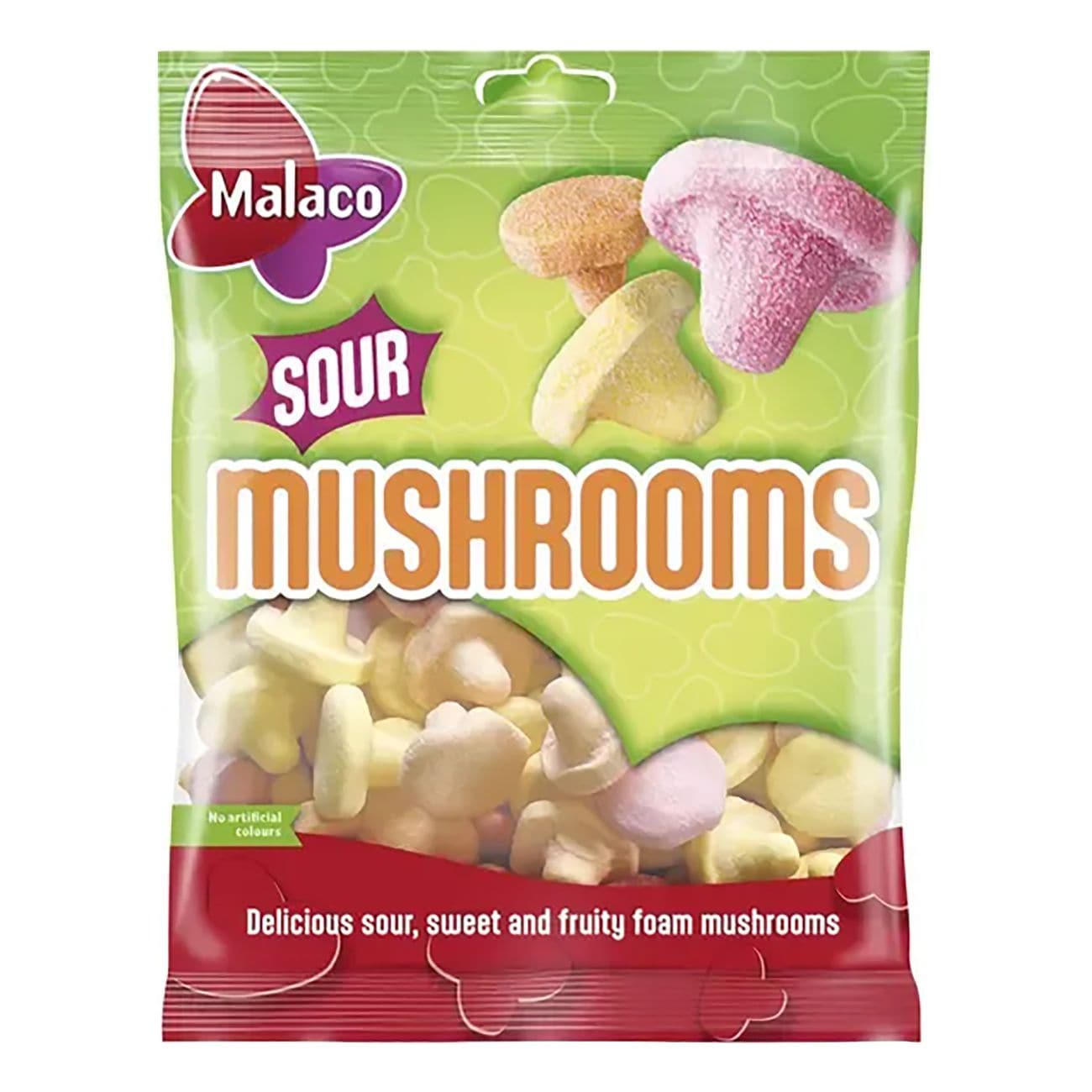 Malaco Saure Schaum-Pilze 100 g