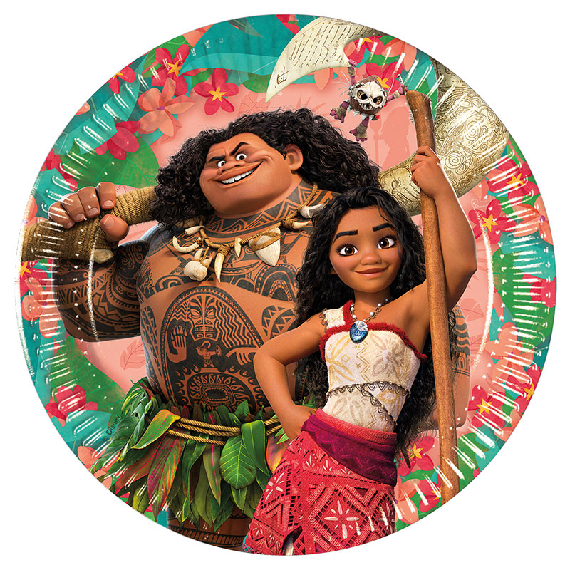 Vaiana 2 - Teller 20 cm, 8er-Pack