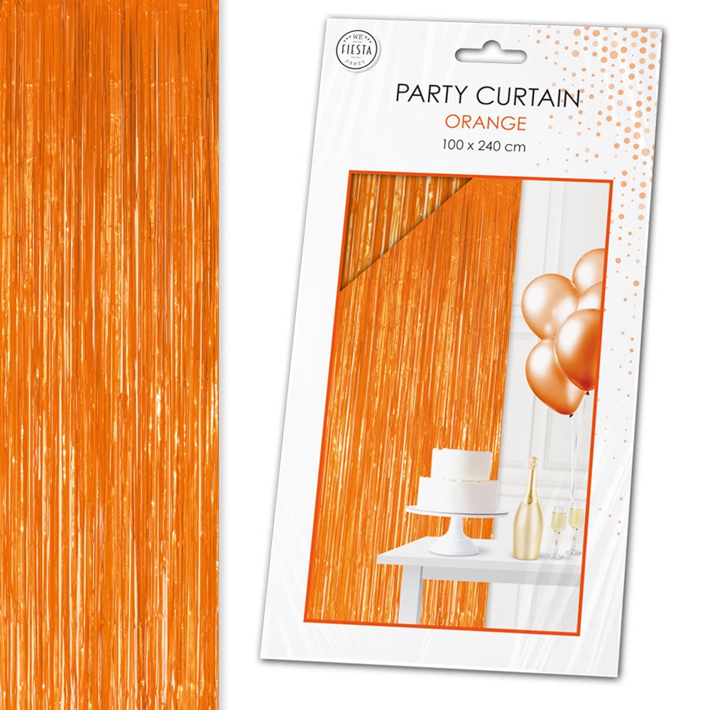 Backdrop Vorhang Orange 100 x 240 cm