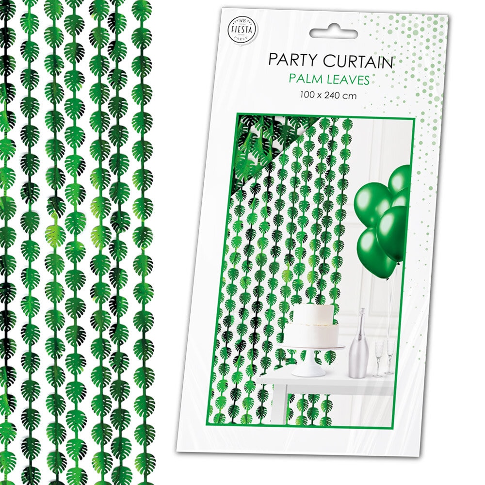 Backdrop Vorhang Palmenblätter 100 x 240 cm