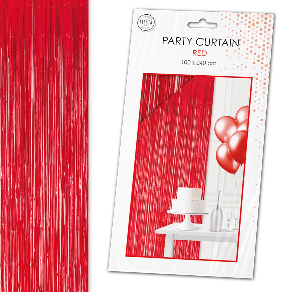 Backdrop Vorhang Rot 100 x 240 cm