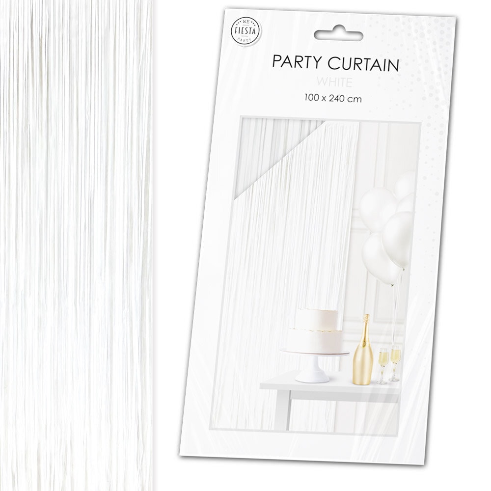Backdrop Vorhang Weiß 100 x 240 cm