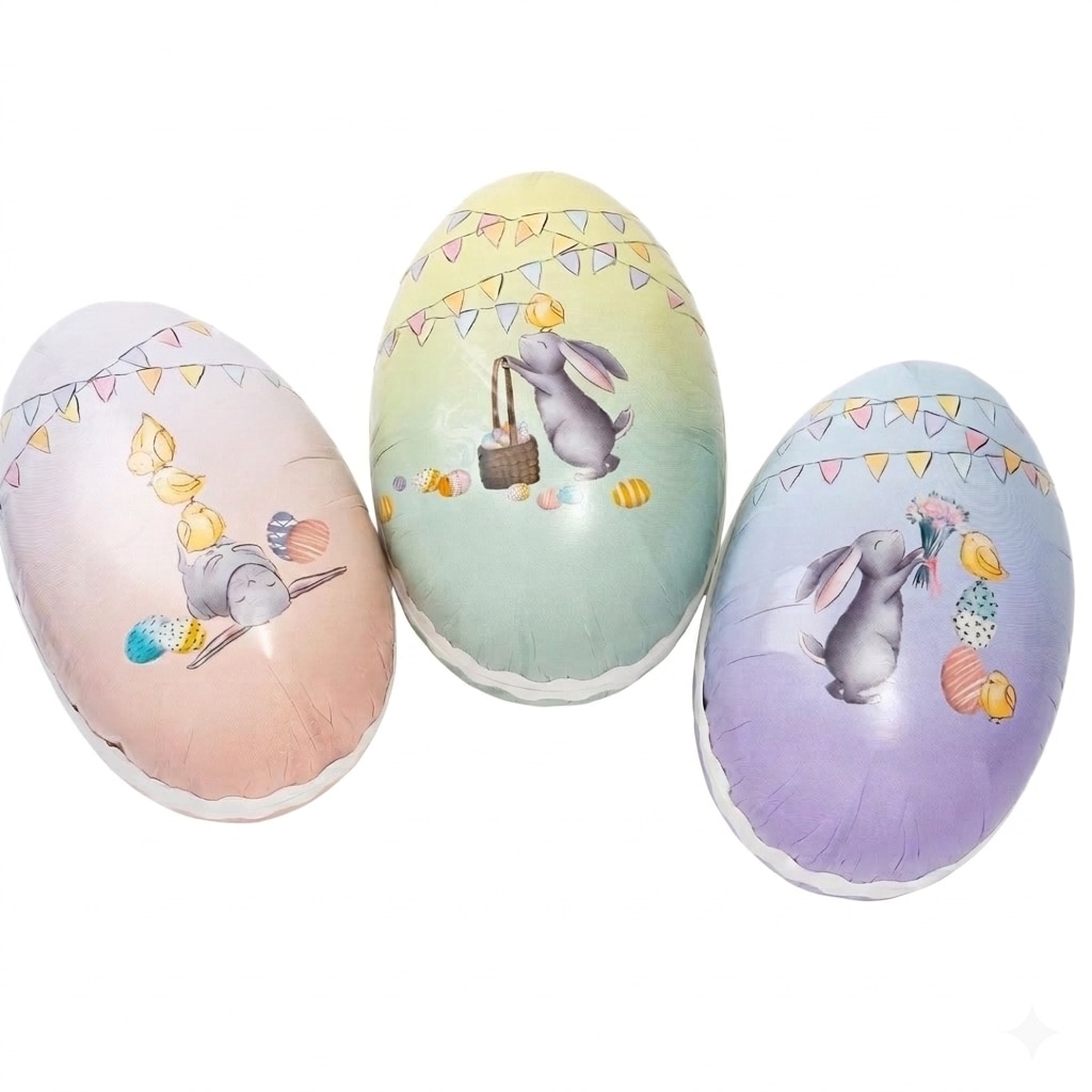 Osterei in Pastellfarben 15 cm