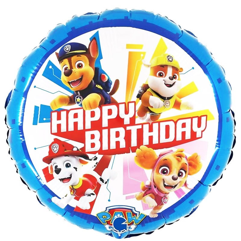 Paw Patrol - Folienballon Happy Birthday 46 cm