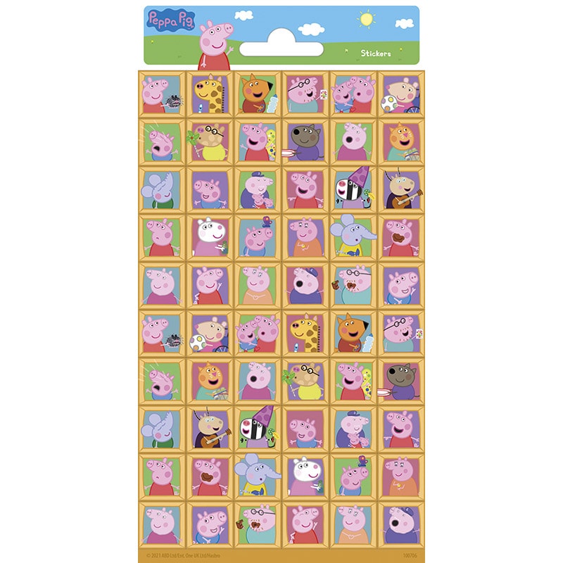 Peppa Wutz - Sticker im 60er-Pack