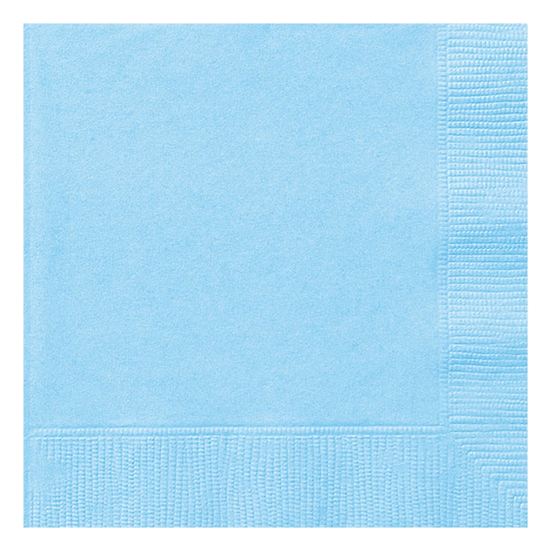 Servietten - Hellblau 20er-Pack