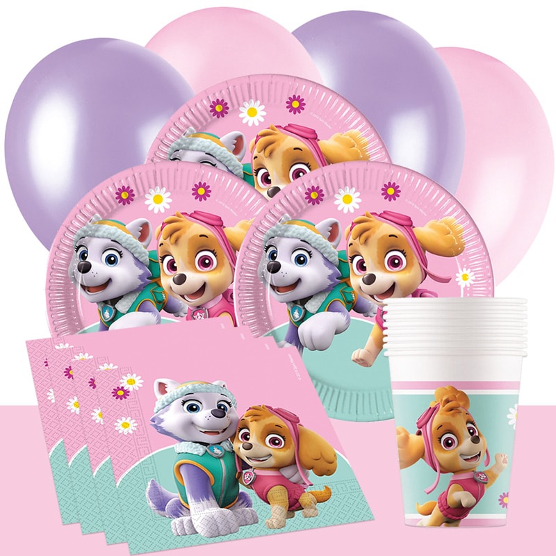 Paw Patrol Skye Kindergeburtstag-Partyset für 8-16 Gäste