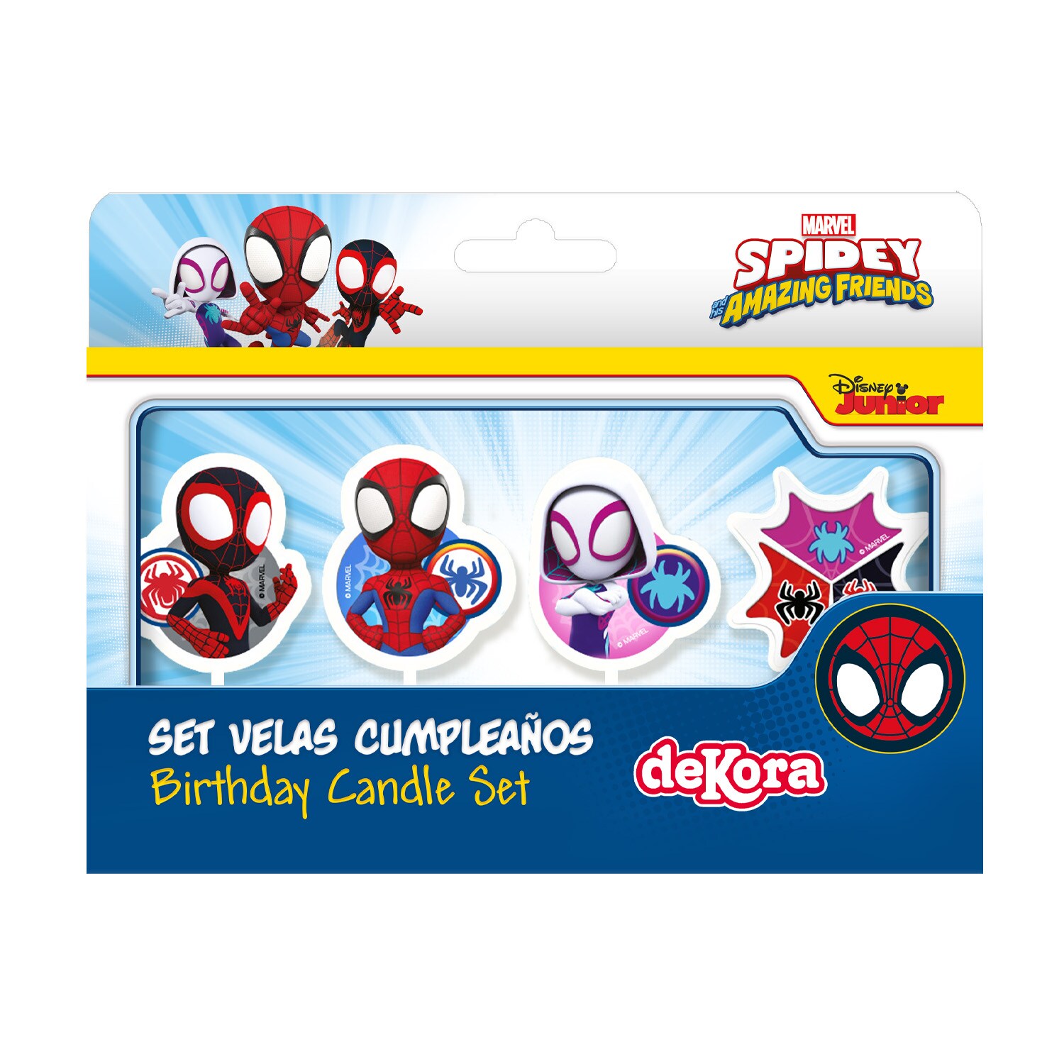 Spidey - Tortenkerzen Picks 4er-Pack