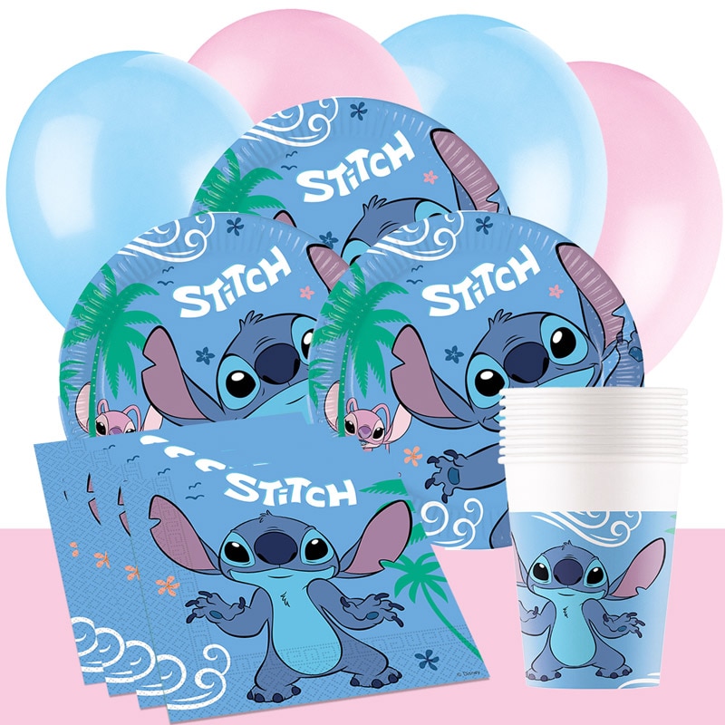 Lilo & Stitch Kindergeburtstag-Partyset für 8-16 Gäste
