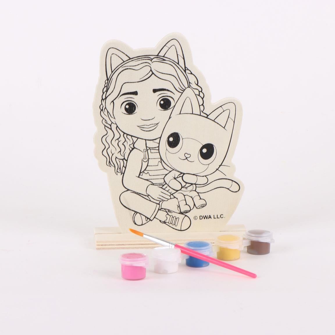 Gabby's Dollhouse - Holzfigur zum Bemalen