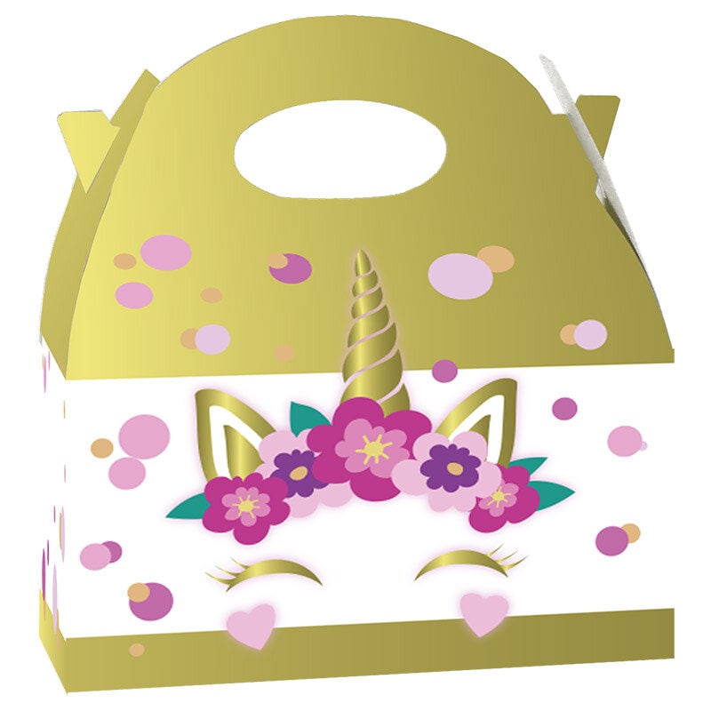 Einhorn Geschenkbox 20 x 16 cm