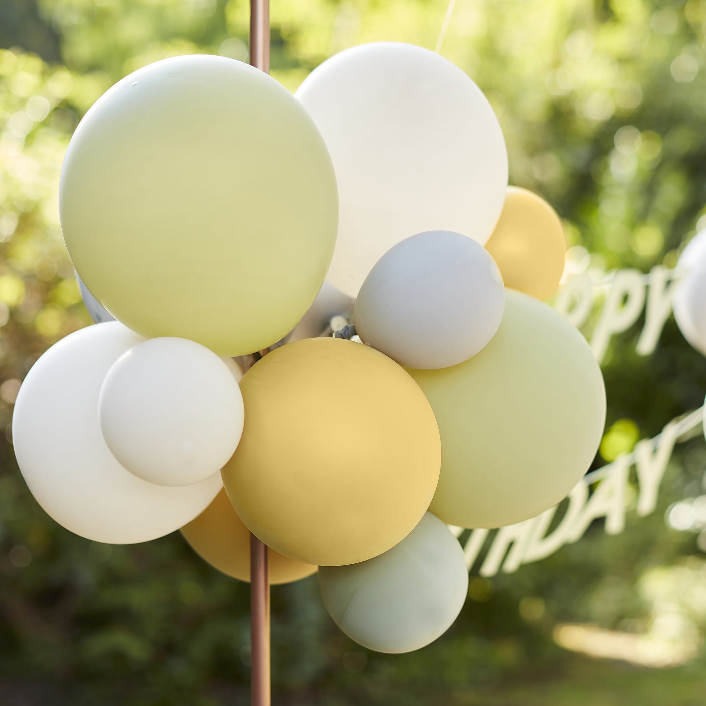 Let's Go Wild - Happy Birthday-Girlande mit Luftballons