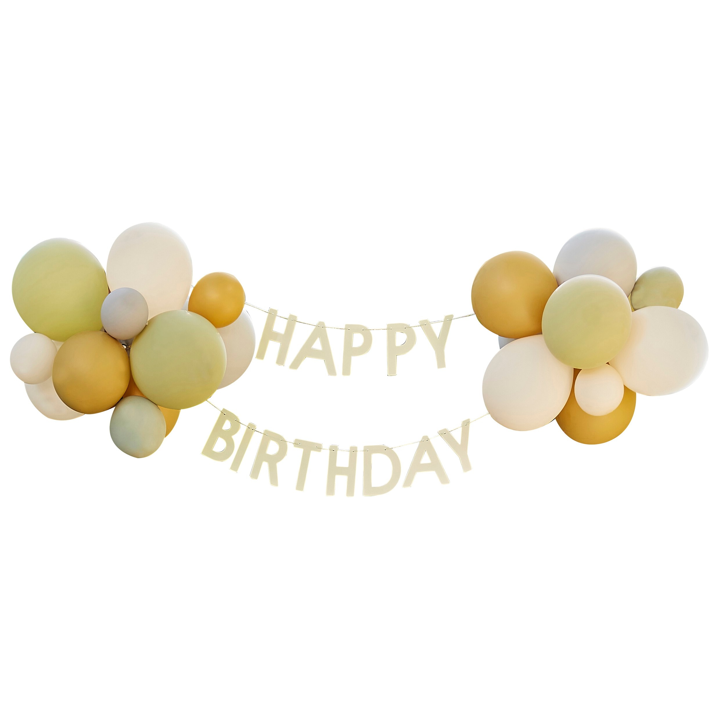 Let's Go Wild - Happy Birthday-Girlande mit Luftballons