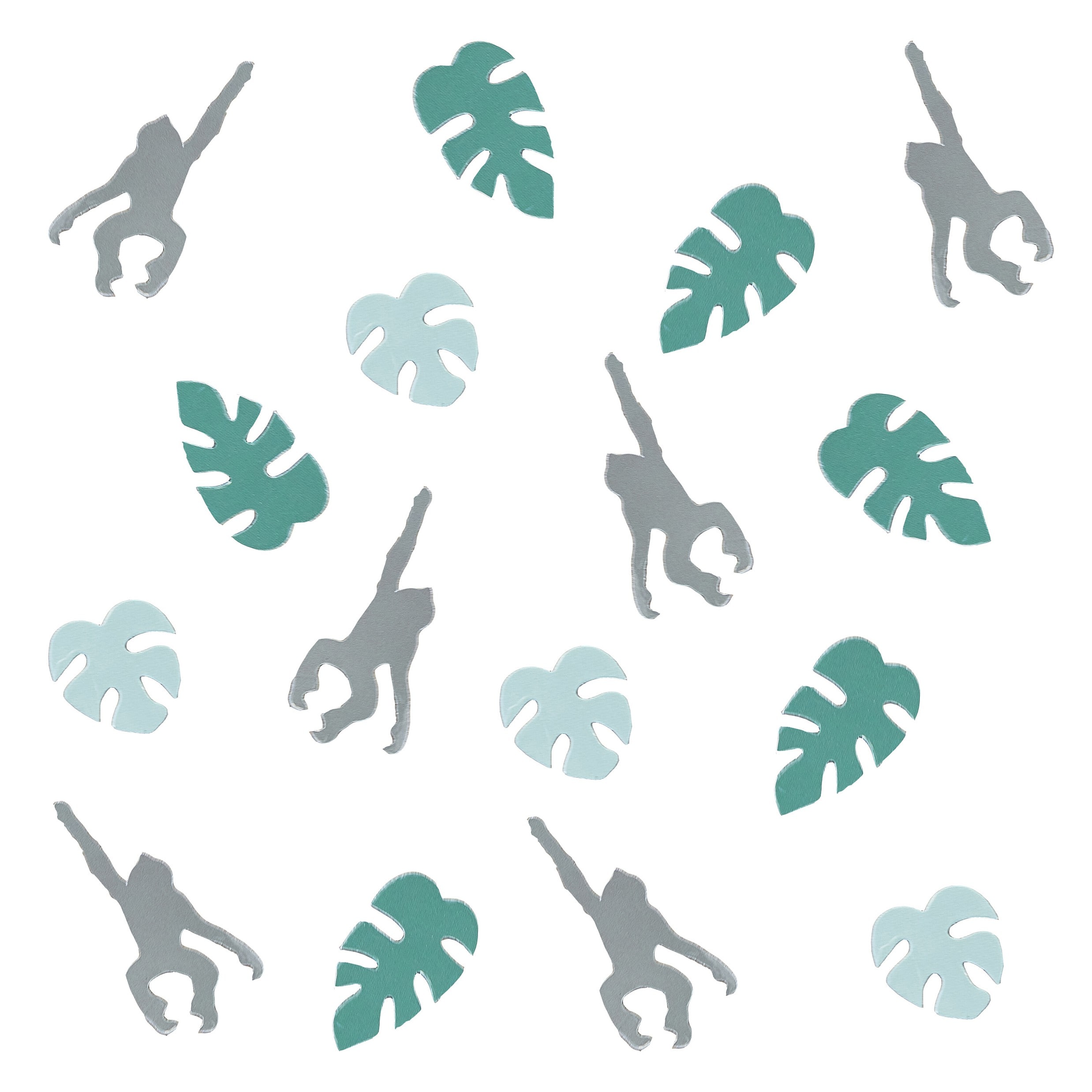 Let's Go Wild - Konfetti aus Palmblättern und Affen