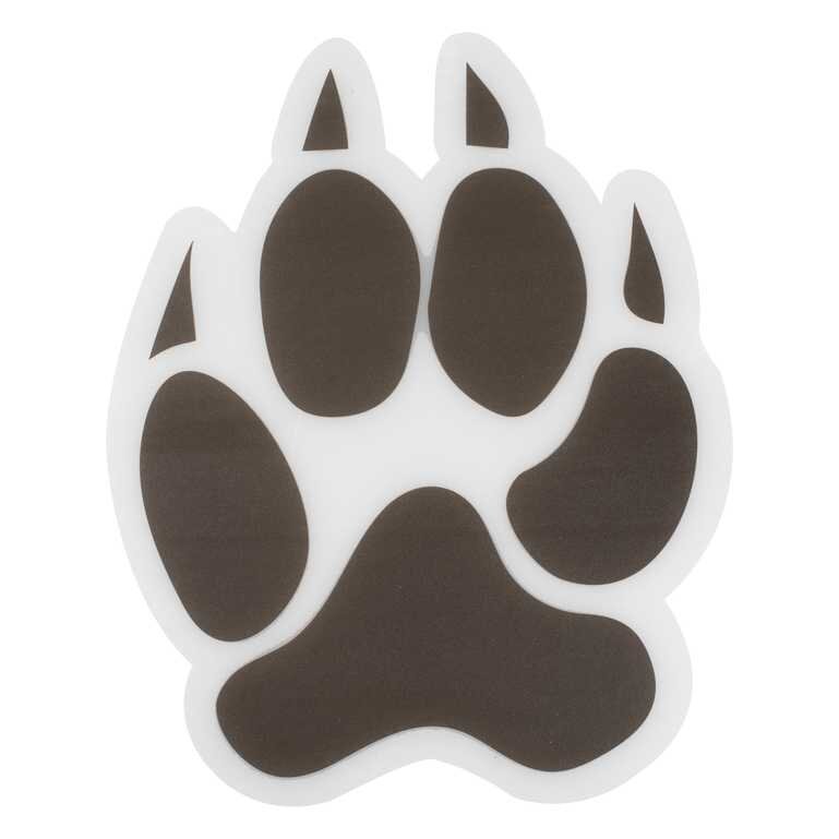 Let's Go Wild - Sticker Fußabdrücke Tiere 6er-Pack