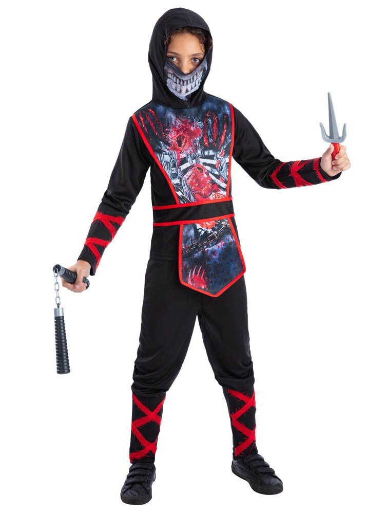 Zombie Ninja Kinderkostüm 4-6 Jahre