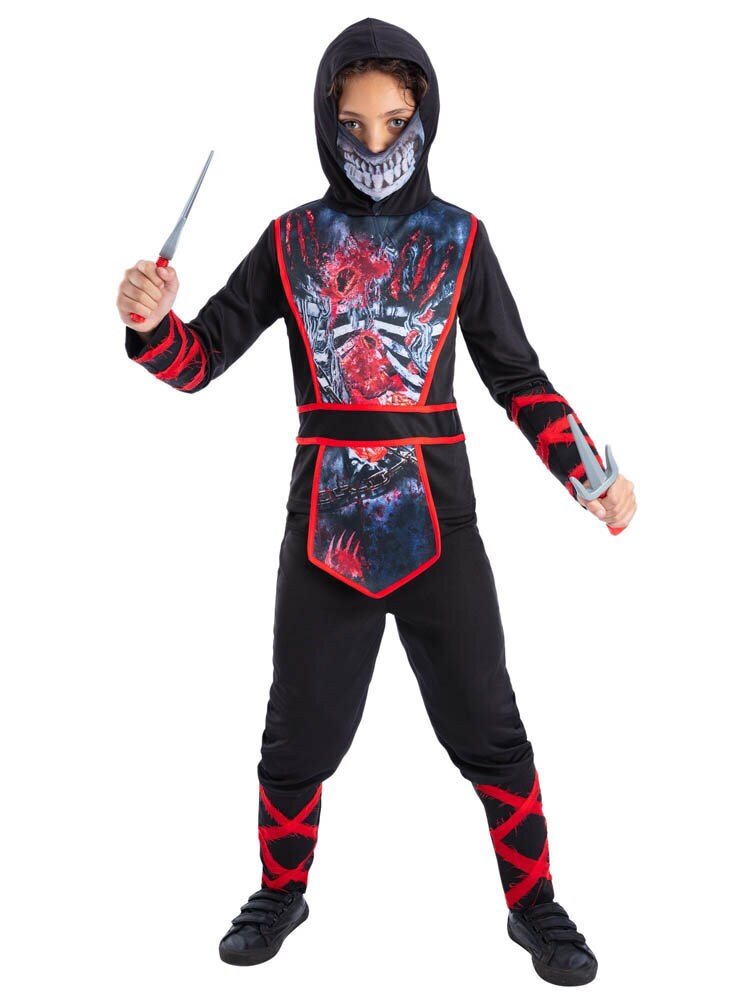 Zombie Ninja Kinderkostüm 4-6 Jahre